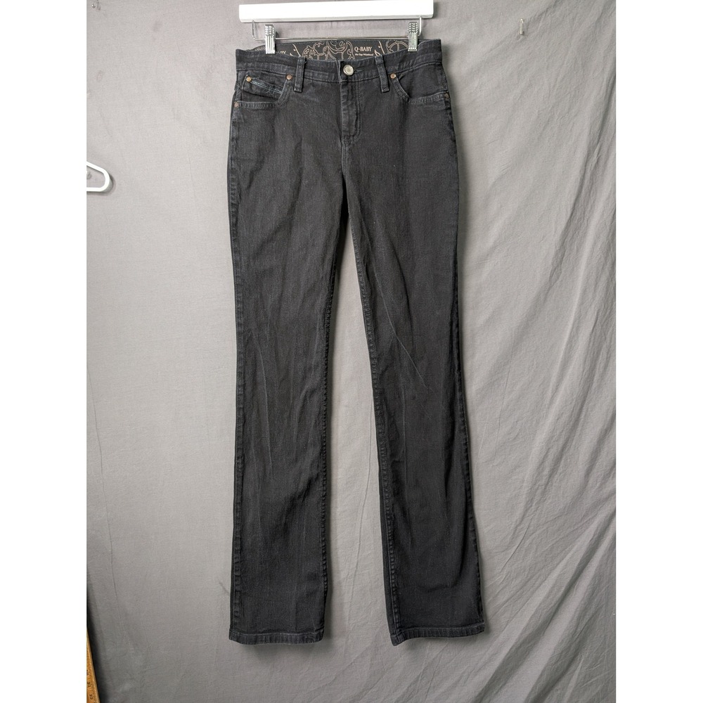 Wrangler Q-Baby Ultimate Riding Jeans Black Bootcut Women's 5/6x36